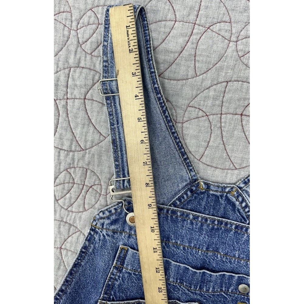 VTG 90s Rockies Relaxed Women's Denim Overalls / Size Large - Picture 12 of 13